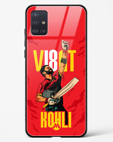 Virat King Kohli Glass Case Phone Cover-(Samsung)