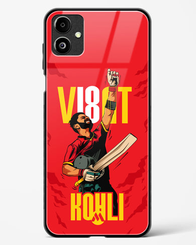 Virat King Kohli Glass Case Phone Cover-(Samsung)