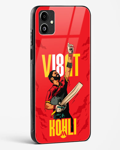 Virat King Kohli Glass Case Phone Cover-(Samsung)