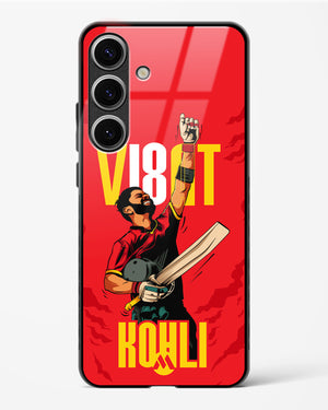 Virat King Kohli Glass Case Phone Cover (Samsung)