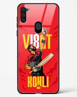 Virat King Kohli Glass Case Phone Cover-(Samsung)