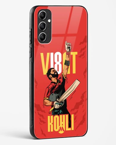 Virat King Kohli Glass Case Phone Cover (Samsung)