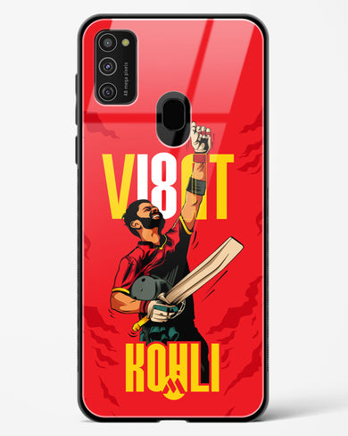 Virat King Kohli Glass Case Phone Cover (Samsung)