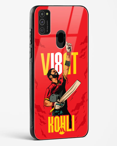 Virat King Kohli Glass Case Phone Cover-(Samsung)