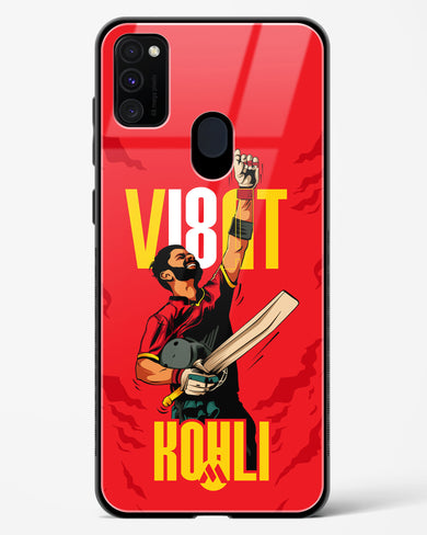 Virat King Kohli Glass Case Phone Cover-(Samsung)