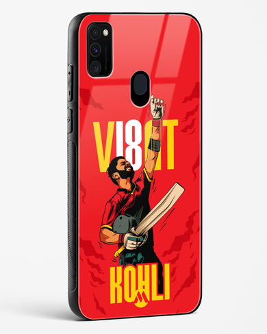 Virat King Kohli Glass Case Phone Cover-(Samsung)