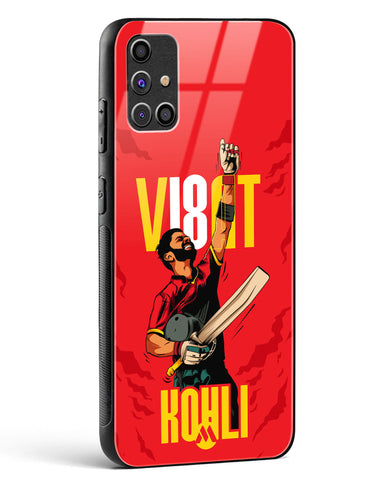 Virat King Kohli Glass Case Phone Cover-(Samsung)