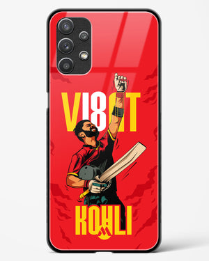 Virat King Kohli Glass Case Phone Cover-(Samsung)