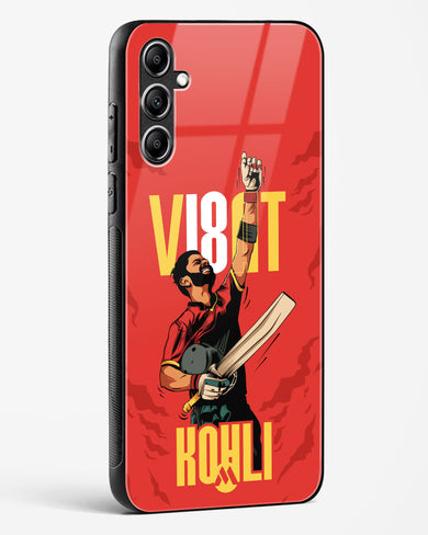 Virat King Kohli Glass Case Phone Cover (Samsung)