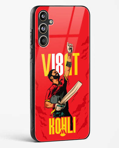 Virat King Kohli Glass Case Phone Cover (Samsung)