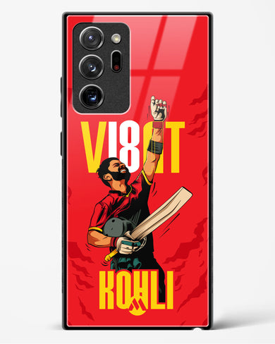 Virat King Kohli Glass Case Phone Cover-(Samsung)