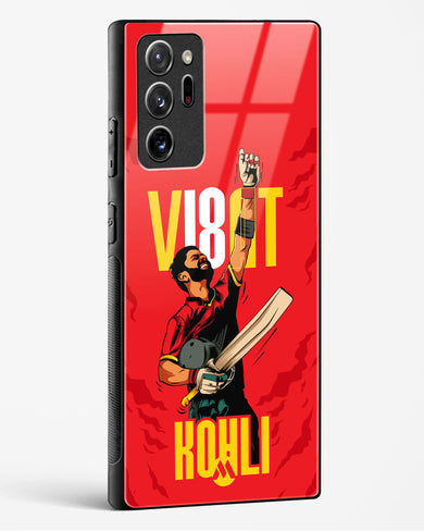 Virat King Kohli Glass Case Phone Cover-(Samsung)