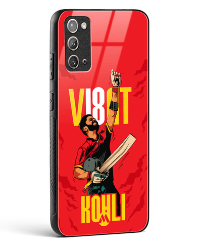 Virat King Kohli Glass Case Phone Cover-(Samsung)