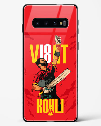 Virat King Kohli Glass Case Phone Cover-(Samsung)