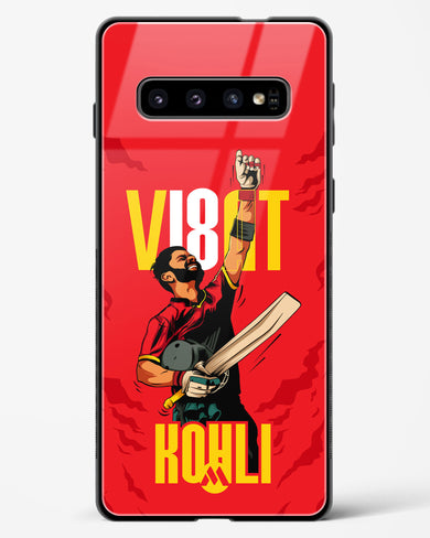 Virat King Kohli Glass Case Phone Cover-(Samsung)