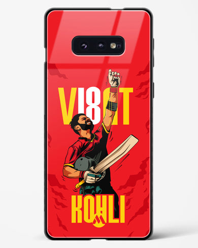 Virat King Kohli Glass Case Phone Cover-(Samsung)