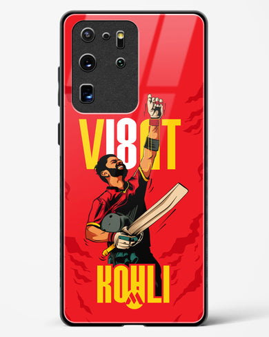 Virat King Kohli Glass Case Phone Cover-(Samsung)