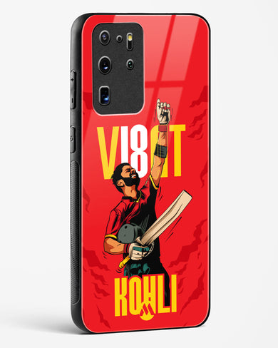 Virat King Kohli Glass Case Phone Cover-(Samsung)