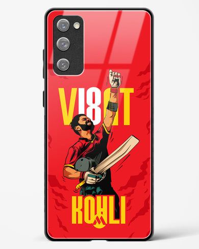 Virat King Kohli Glass Case Phone Cover-(Samsung)