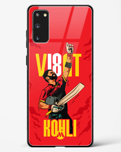 Virat King Kohli Glass Case Phone Cover-(Samsung)