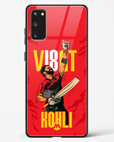 Virat King Kohli Glass Case Phone Cover (Samsung)