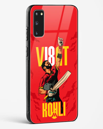 Virat King Kohli Glass Case Phone Cover-(Samsung)