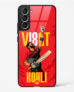 Virat King Kohli Glass Case Phone Cover (Samsung)
