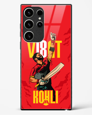 Virat King Kohli Glass Case Phone Cover-(Samsung)