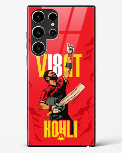 Virat King Kohli Glass Case Phone Cover-(Samsung)