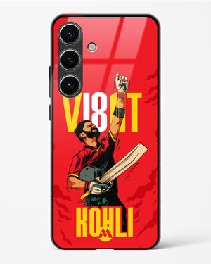 Virat King Kohli Glass Case Phone Cover (Samsung)