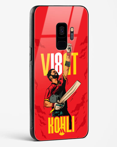 Virat King Kohli Glass Case Phone Cover-(Samsung)