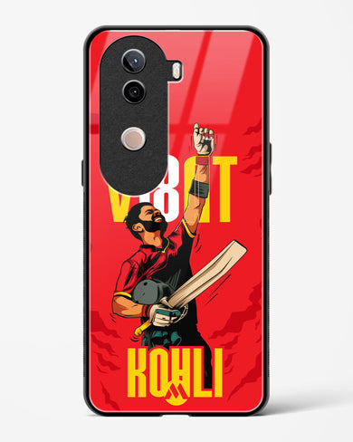 Virat King Kohli Glass Case Phone Cover (Vivo)