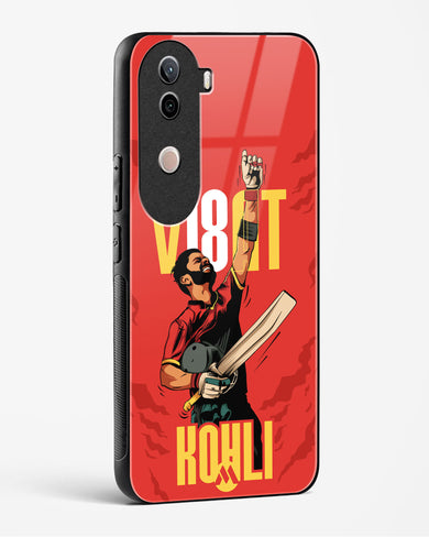 Virat King Kohli Glass Case Phone Cover (Vivo)