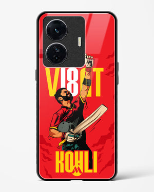 Virat King Kohli Glass Case Phone Cover (Vivo)