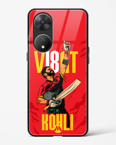 Virat King Kohli Glass Case Phone Cover-(Vivo)