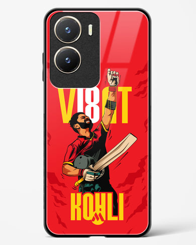 Virat King Kohli Glass Case Phone Cover-(Vivo)