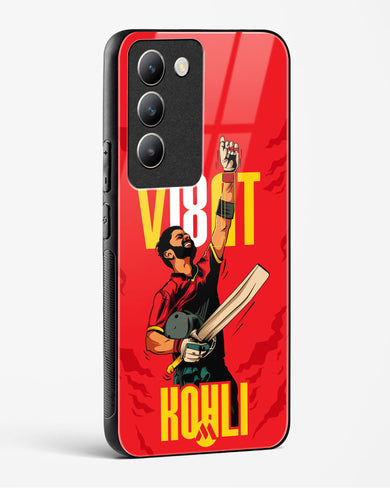 Virat King Kohli Glass Case Phone Cover (Vivo)