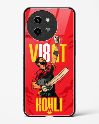 Virat King Kohli Glass Case Phone Cover (Vivo)