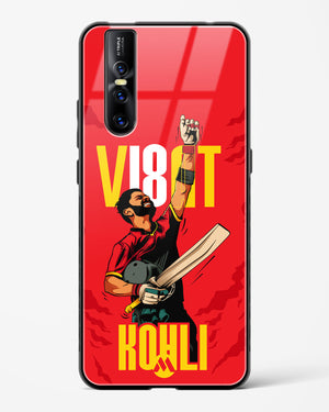Virat King Kohli Glass Case Phone Cover (Vivo)