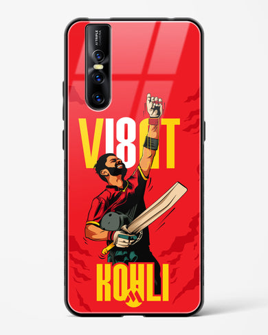 Virat King Kohli Glass Case Phone Cover (Vivo)