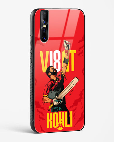 Virat King Kohli Glass Case Phone Cover (Vivo)