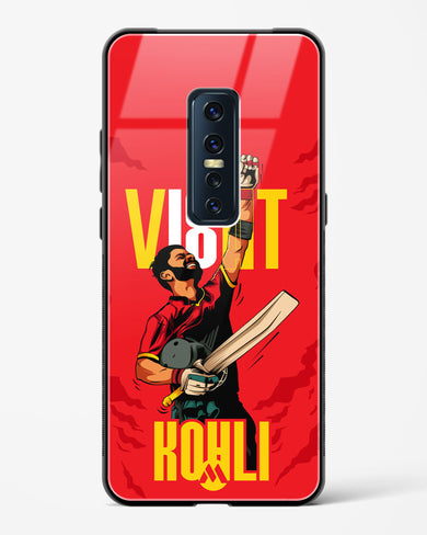 Virat King Kohli Glass Case Phone Cover-(Vivo)