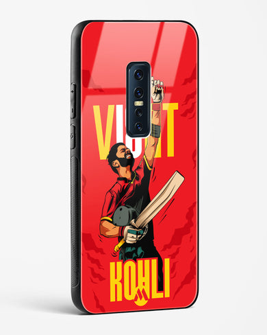 Virat King Kohli Glass Case Phone Cover-(Vivo)