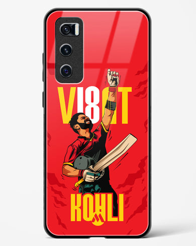 Virat King Kohli Glass Case Phone Cover-(Vivo)