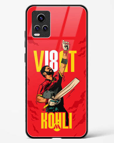 Virat King Kohli Glass Case Phone Cover-(Vivo)