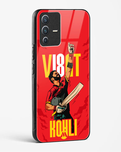 Virat King Kohli Glass Case Phone Cover-(Vivo)