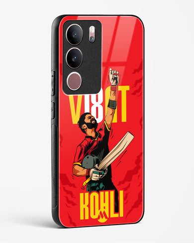 Virat King Kohli Glass Case Phone Cover (Vivo)