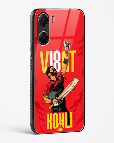 Virat King Kohli Glass Case Phone Cover-(Vivo)