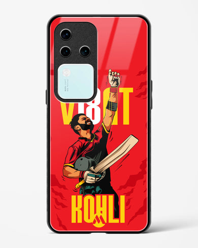 Virat King Kohli Glass Case Phone Cover (Vivo)