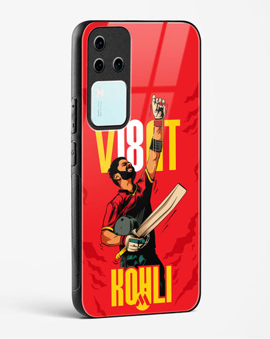 Virat King Kohli Glass Case Phone Cover (Vivo)